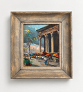 Édouard Le Saout — Paris Market at La Madeleine — Original Oil Painting