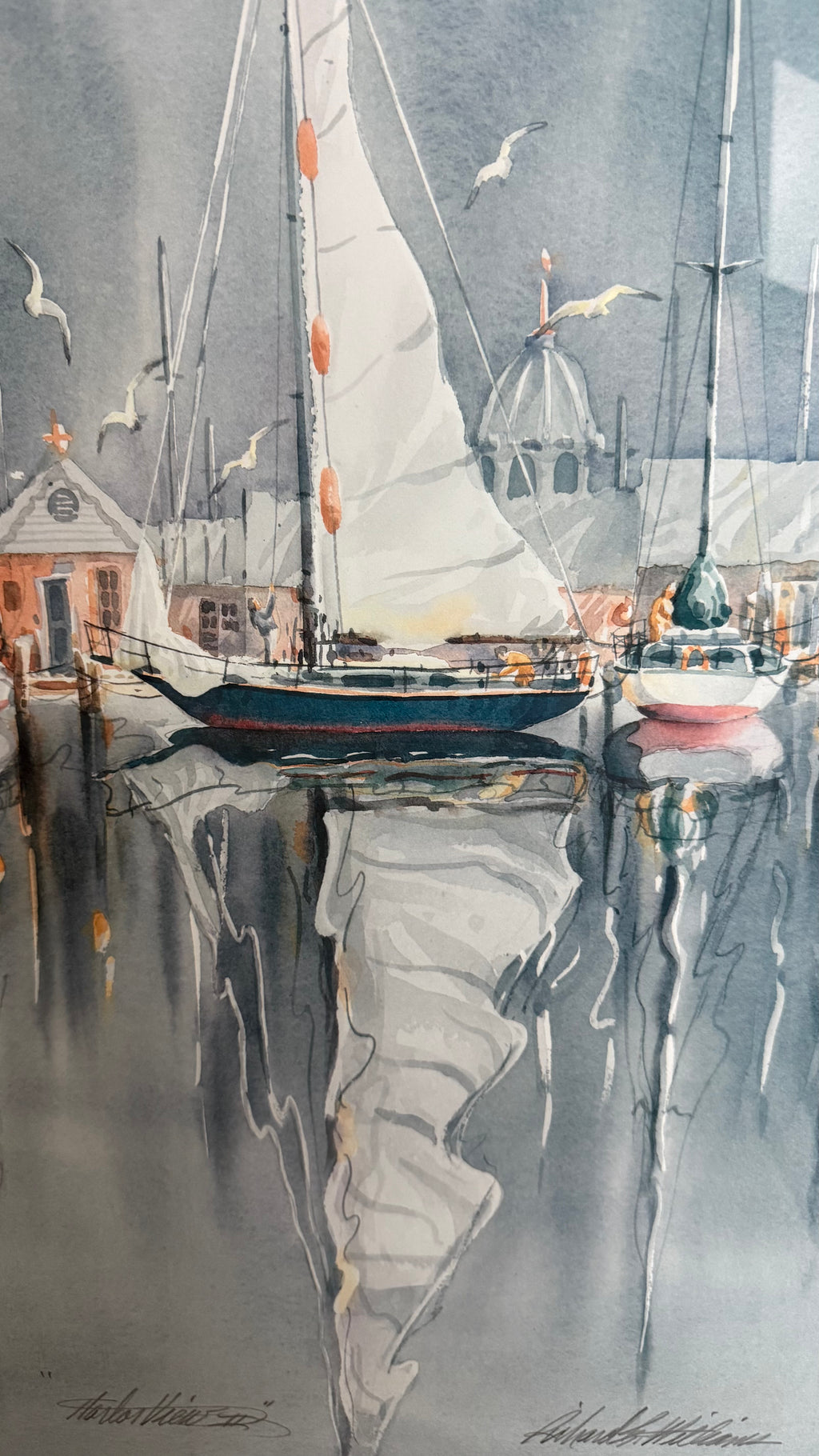 Richard E. Williams — Harbour View II — Signed Artist’s Proof